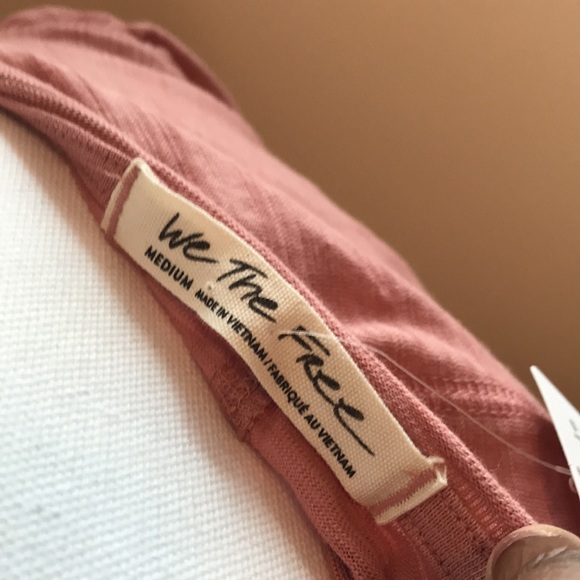 Free people long ruffled sleeved t shirt size M - Picture 7 of 9